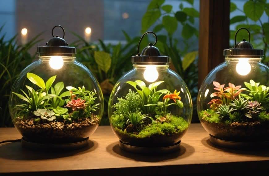تراریوم با نور اختصاصی
