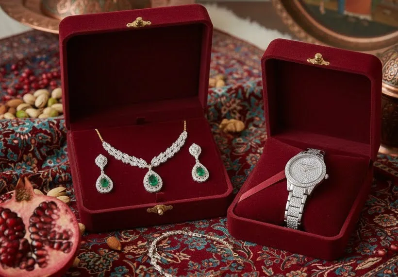 سرویس طلا و ساعت مچی