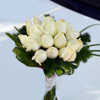 ارسال دسته گل رز سفید زیبا تهران