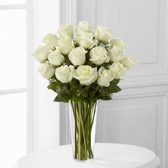 خرید گلدان گل رز سپیده تهران