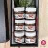 باکس گل رز قرمز با شکلات mini nutella