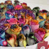 سفارش آنلاین باکس گل رز هفت رنگ در تهران و کرج