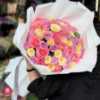دسته گل رز رنگارنگ کلارا برای تولد