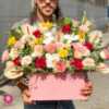 باکس گل لاکچری رایکا برای خواستگاری