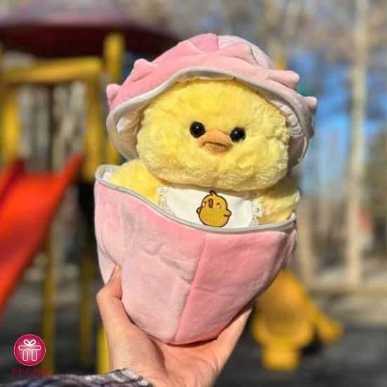 عروسک جوجه سوپرایزی صورتی