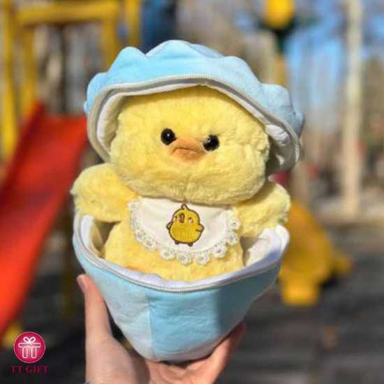 عروسک جوجه سوپرایزی آبی
