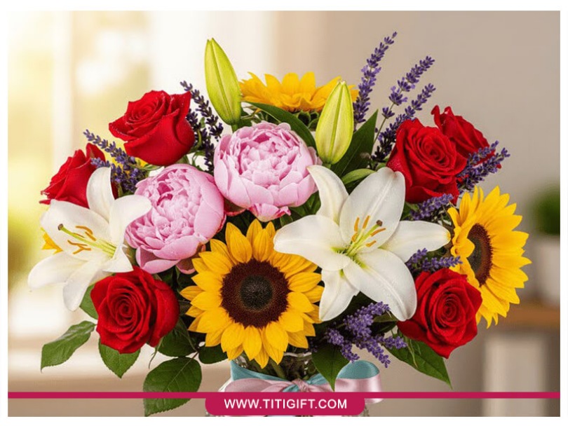 بهترین گل برای هدیه به خانم ها