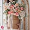 سبد گل لاکچری رز و هورتانسیا(ادریسی) رژینا