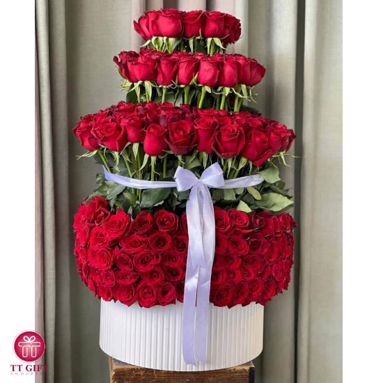 خرید آنلاین باکس گل رز لاکچری در تهران و کرج