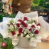 Picture of Sarina Red Rose Flower Box for Birthday