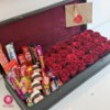 باکس گل و شکلات لاکچری ولنتاین