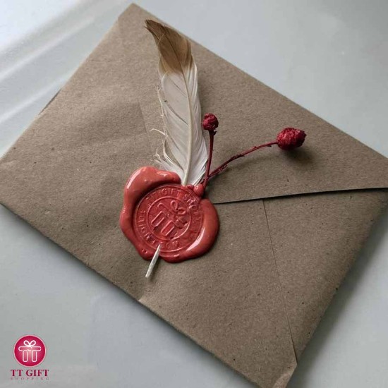 تصویر  چاپ نامه دست نویس یادگاری مهر و موم شده