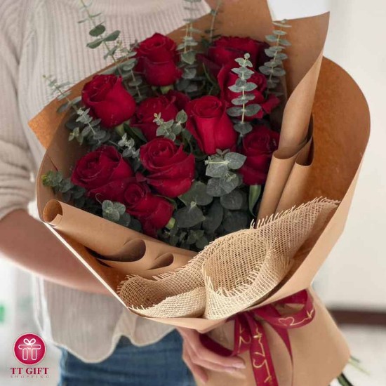 دسته گل رز تينو