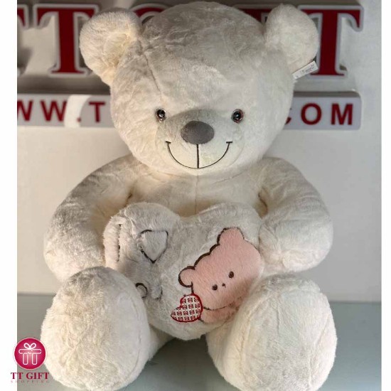 عروسک خرسی سفید بزرگ