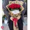 دسته گل رز قرمز الینا برای تشکر