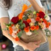 Picture of Paiezan Economic Orange Chrysanthemum Flower Box