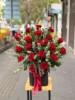 تصویر  باکس گل رز قرمز محدثه برای تشکر