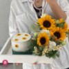 تصویر  پکیج کیک و گل سالی